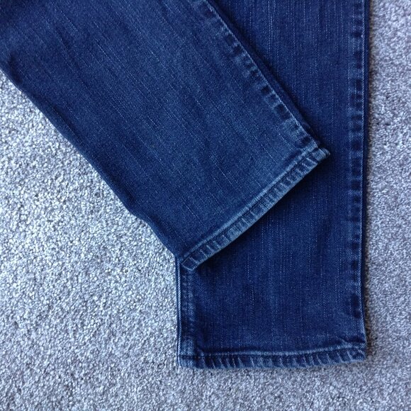 ⭐HOLLISTER “SOCAL STRETCH” STRAIGHT LEG DENIM JEANS in Dark Wash, size 9R⭐ - Picture 6 of 7